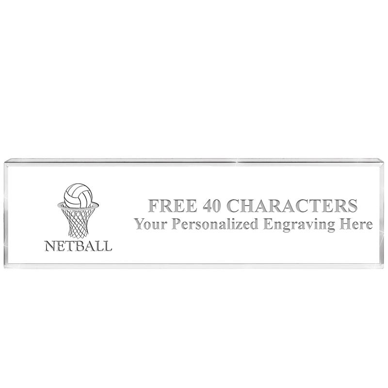 2.25" DESK NAMEPLATE ACRYLIC