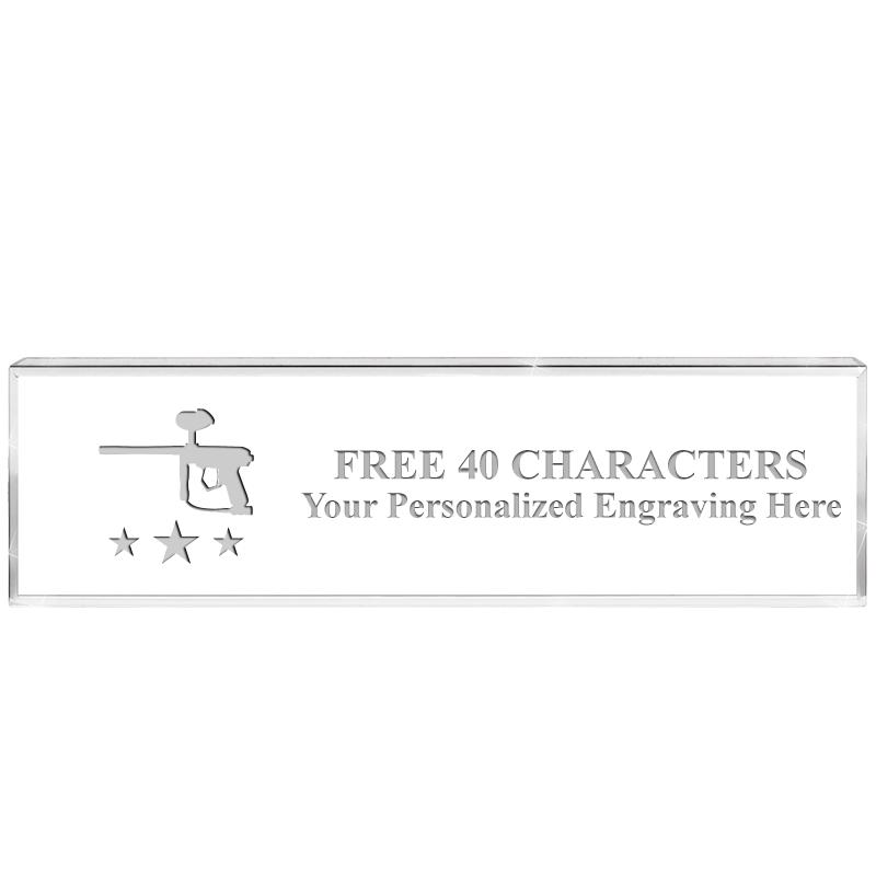 2.25" DESK NAMEPLATE ACRYLIC