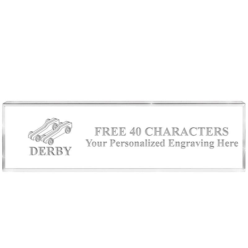 2.25" DESK NAMEPLATE ACRYLIC