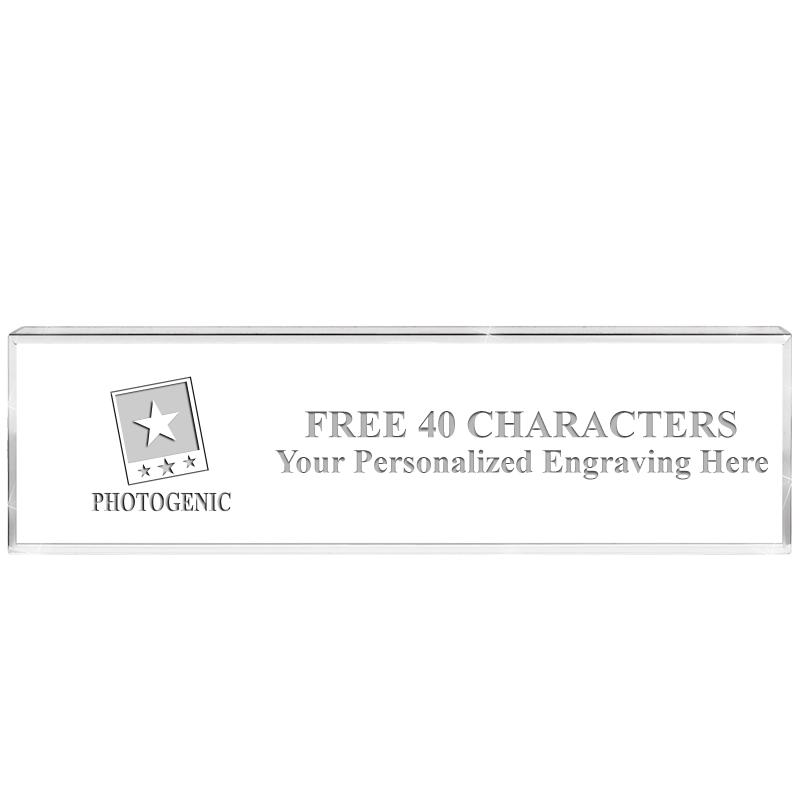 2.25" DESK NAMEPLATE ACRYLIC