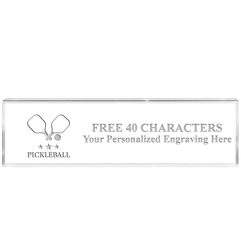 2.25" DESK NAMEPLATE ACRYLIC