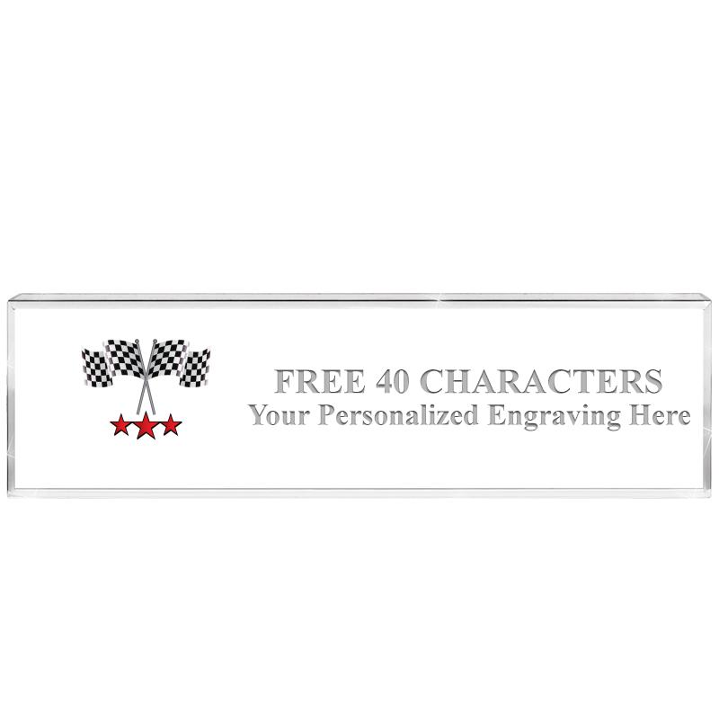 2.25" DESK NAMEPLATE ACRYLIC