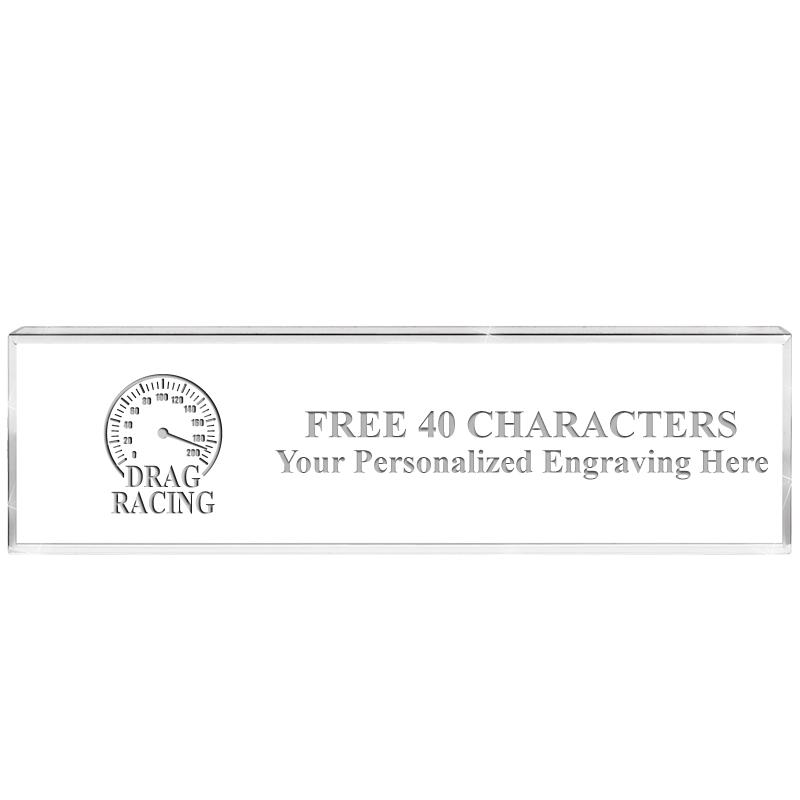 2.25" DESK NAMEPLATE ACRYLIC