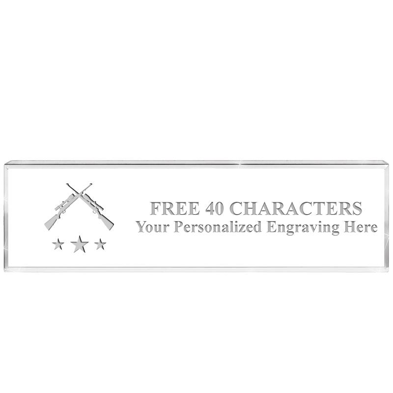 2.25" DESK NAMEPLATE ACRYLIC