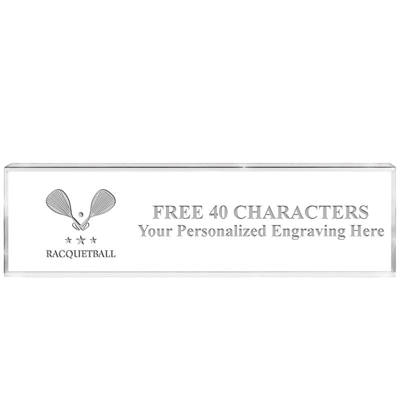 2.25" DESK NAMEPLATE ACRYLIC