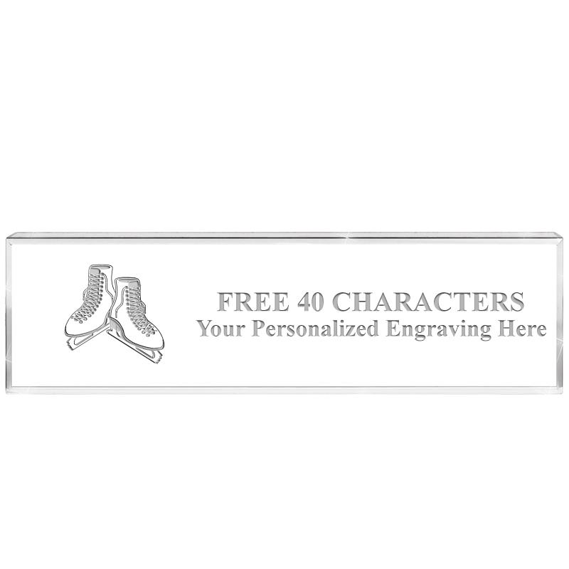 2.25" DESK NAMEPLATE ACRYLIC