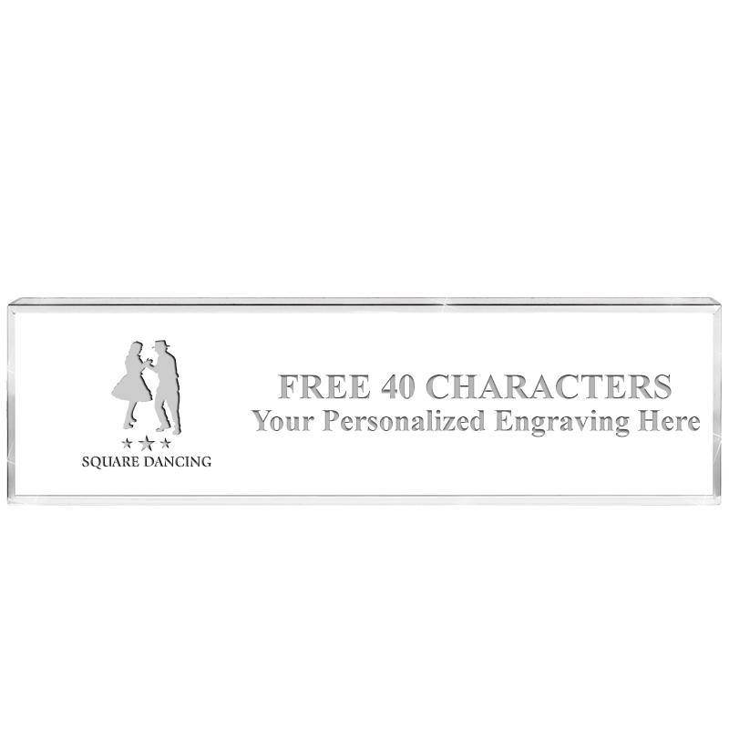 2.25" DESK NAMEPLATE ACRYLIC