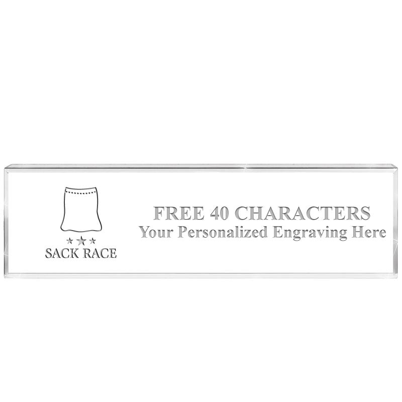 2.25" DESK NAMEPLATE ACRYLIC