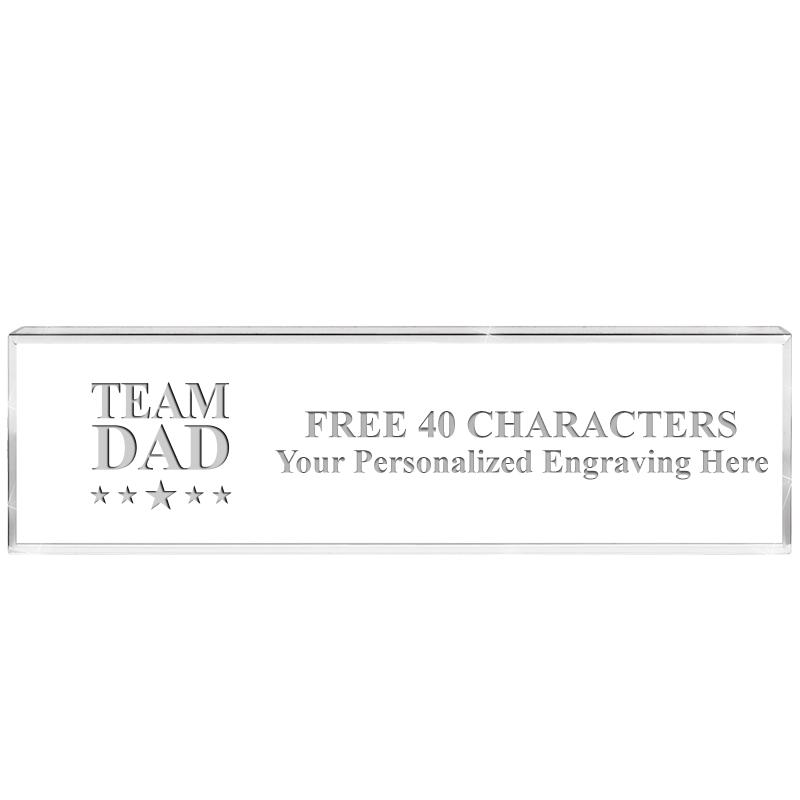 2.25" DESK NAMEPLATE ACRYLIC