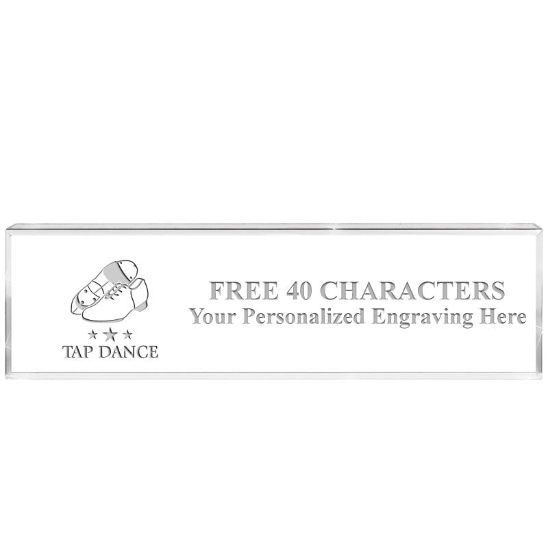 2.25" DESK NAMEPLATE ACRYLIC