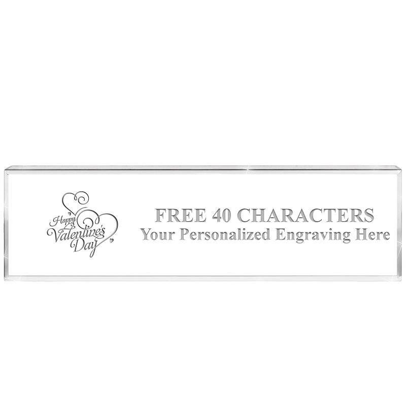 2.25" DESK NAMEPLATE ACRYLIC