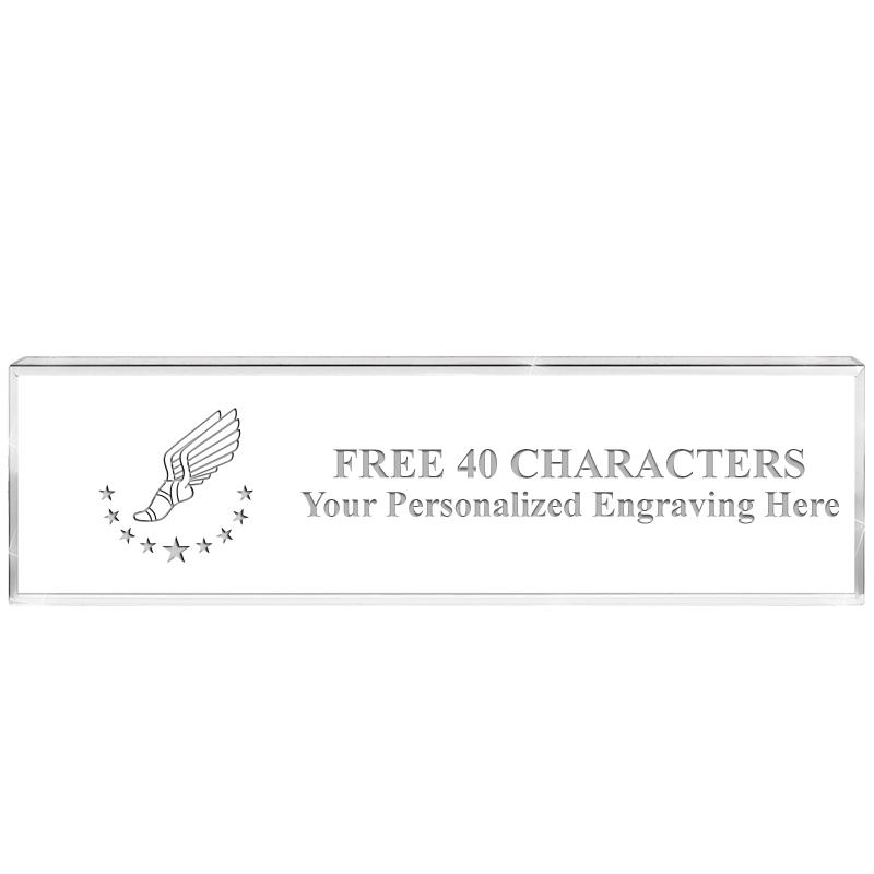 2.25" DESK NAMEPLATE ACRYLIC