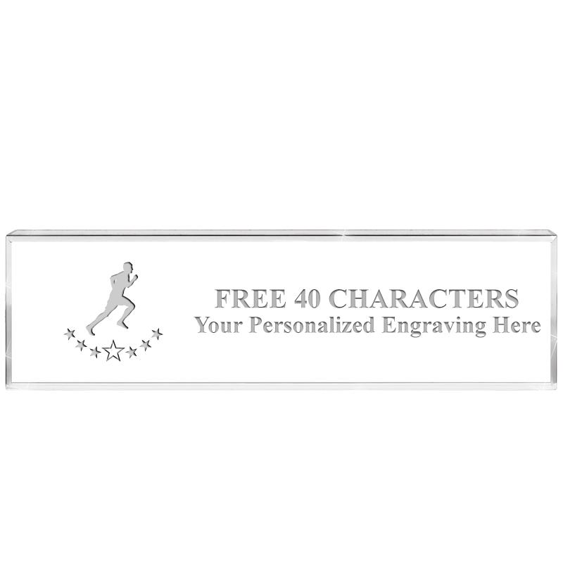 2.25" DESK NAMEPLATE ACRYLIC