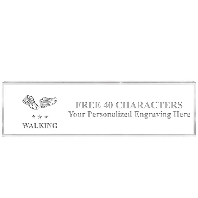 2.25" DESK NAMEPLATE ACRYLIC