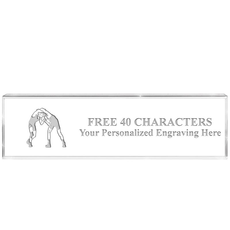 2.25" DESK NAMEPLATE ACRYLIC