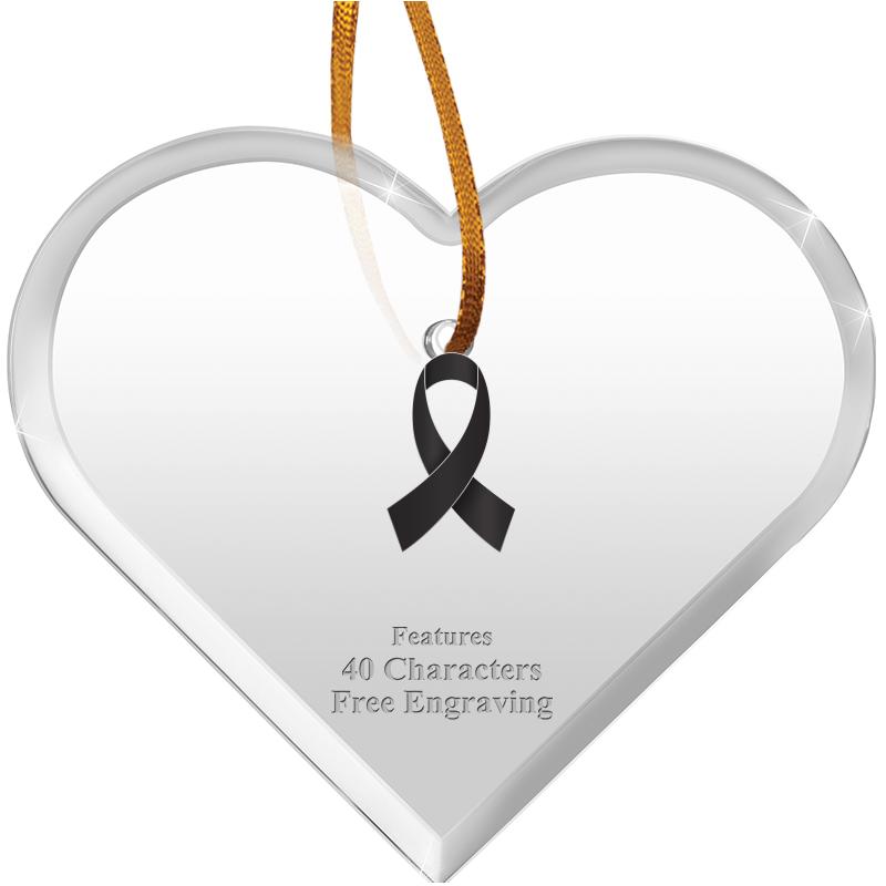 3 1/2"X 3" HEART ACRYLIC ORNAM