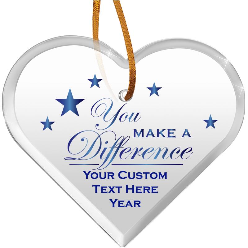 3.5" HEART ACR COLOR PRINT ORN