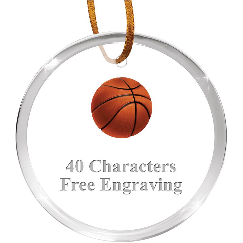 3 1/4" ROUND ACRYLIC ORNAMENT