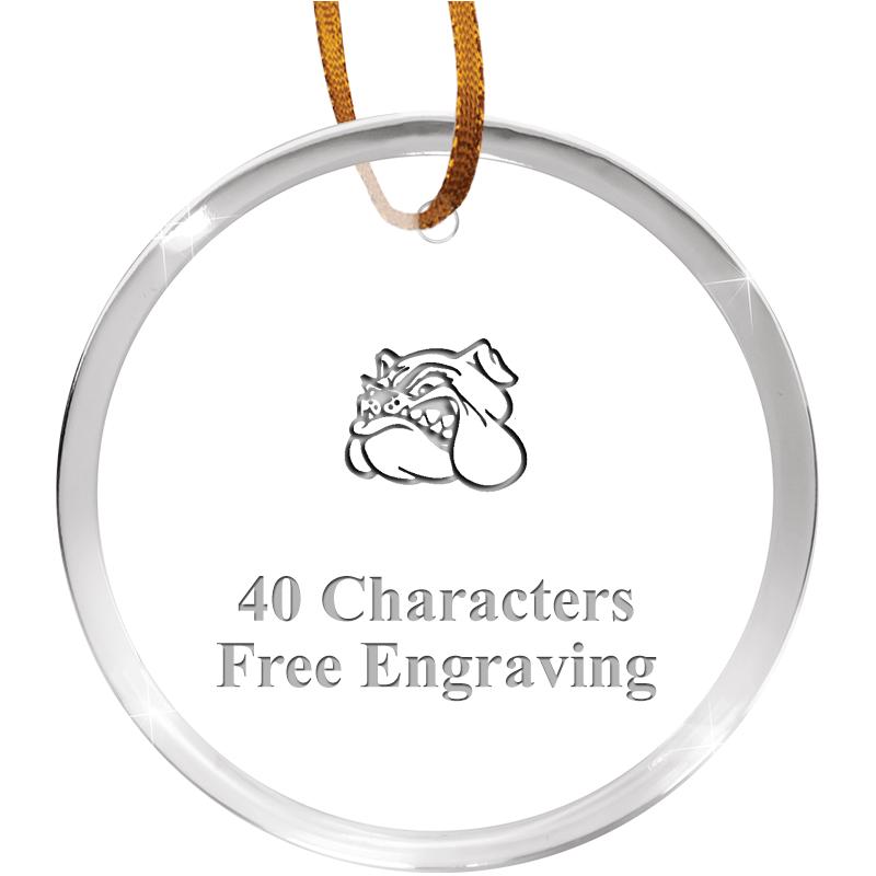 3 1/4" ROUND ACRYLIC ORNAMENT