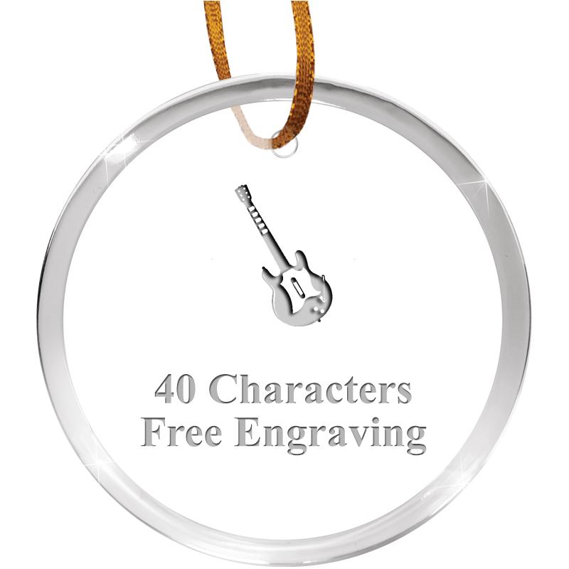 3 1/4" ROUND ACRYLIC ORNAMENT