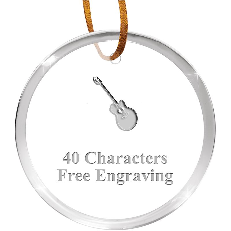 3 1/4" ROUND ACRYLIC ORNAMENT