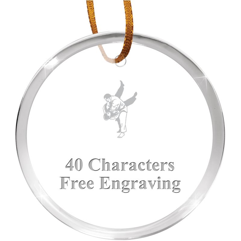 3 1/4" ROUND ACRYLIC ORNAMENT