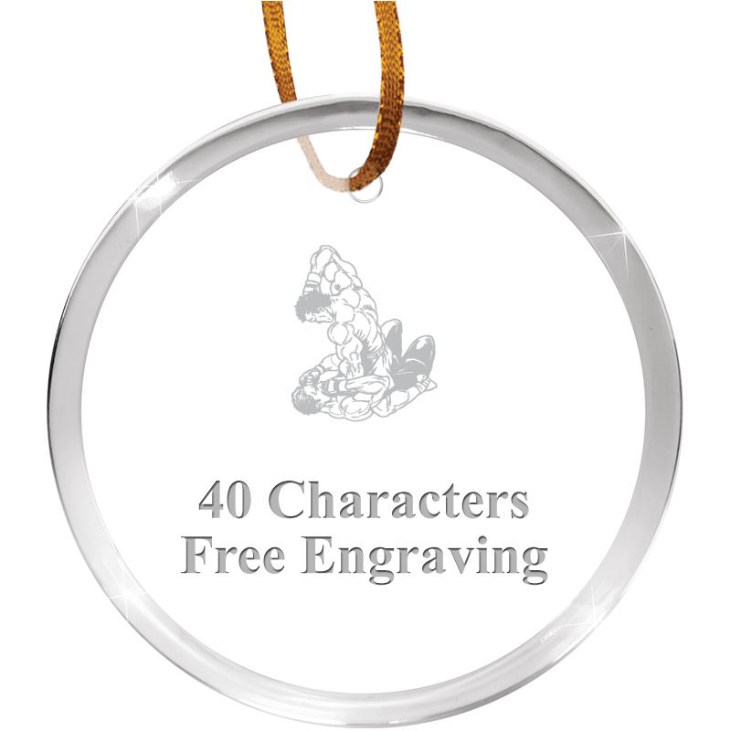 3 1/4" ROUND ACRYLIC ORNAMENT