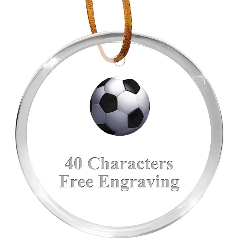 3 1/4" ROUND ACRYLIC ORNAMENT