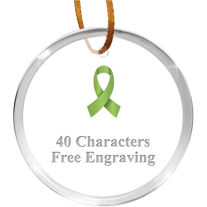 3 1/4" ROUND ACRYLIC ORNAMENT