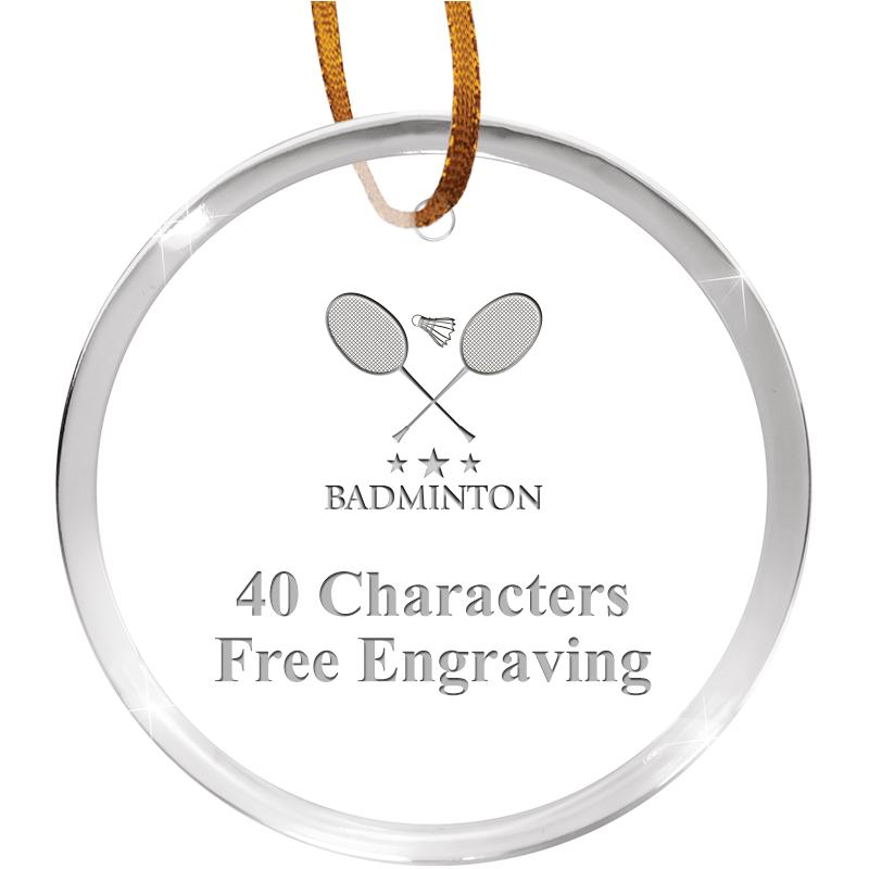 3 1/4" ROUND ACRYLIC ORNAMENT