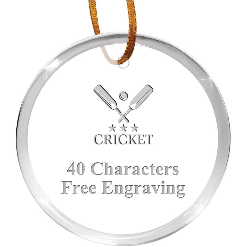 3 1/4" ROUND ACRYLIC ORNAMENT