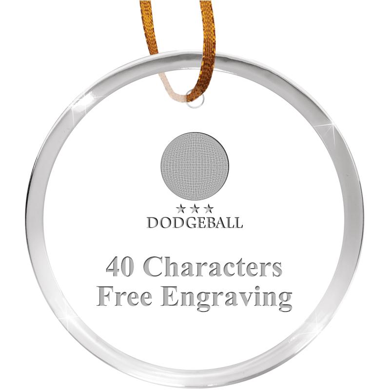 3 1/4" ROUND ACRYLIC ORNAMENT