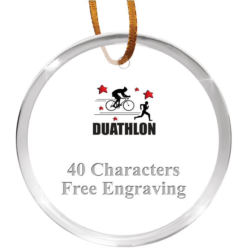 3 1/4" ROUND ACRYLIC ORNAMENT