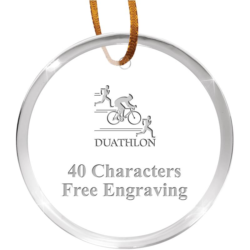 3 1/4" ROUND ACRYLIC ORNAMENT