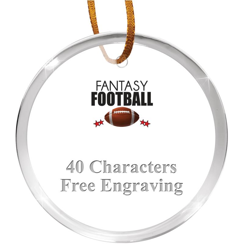 3 1/4" ROUND ACRYLIC ORNAMENT