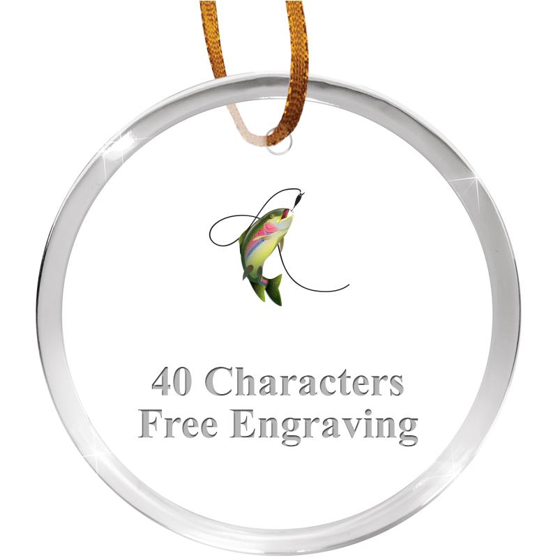 3 1/4" ROUND ACRYLIC ORNAMENT