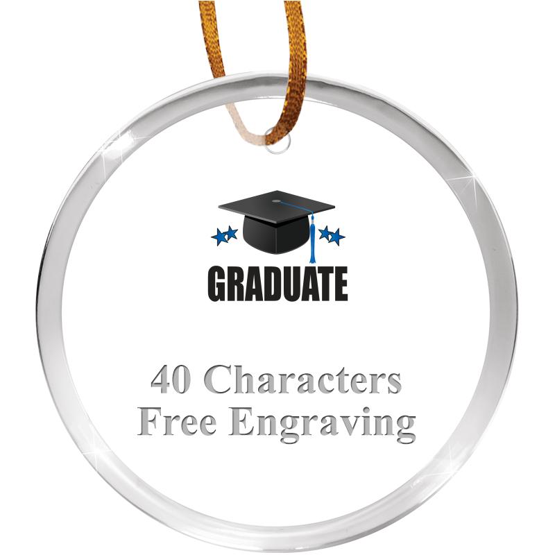 3 1/4" ROUND ACRYLIC ORNAMENT