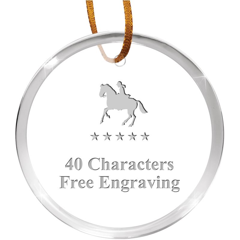 3 1/4" ROUND ACRYLIC ORNAMENT