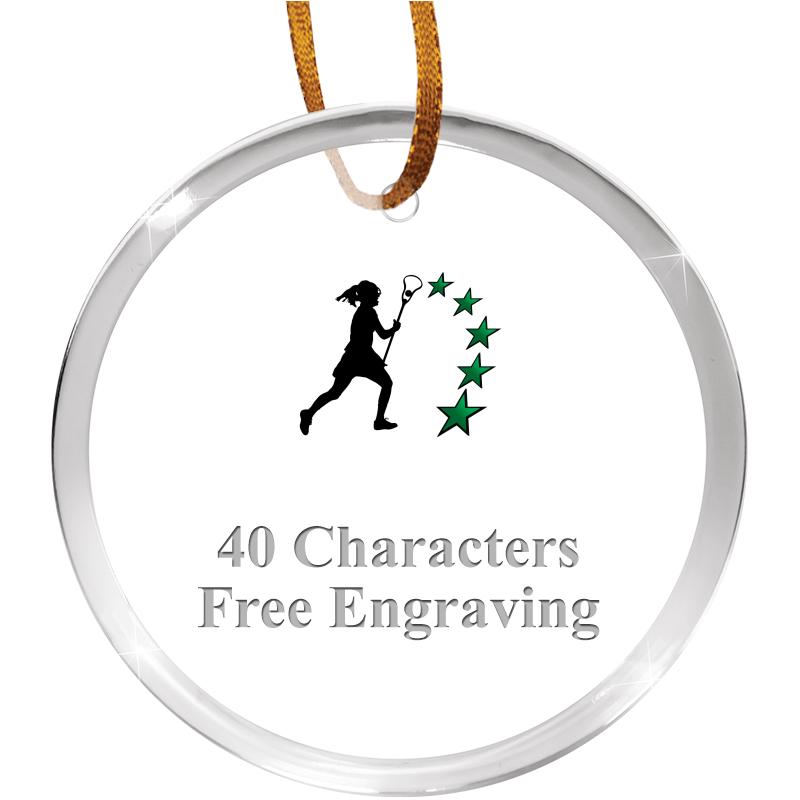 3 1/4" ROUND ACRYLIC ORNAMENT