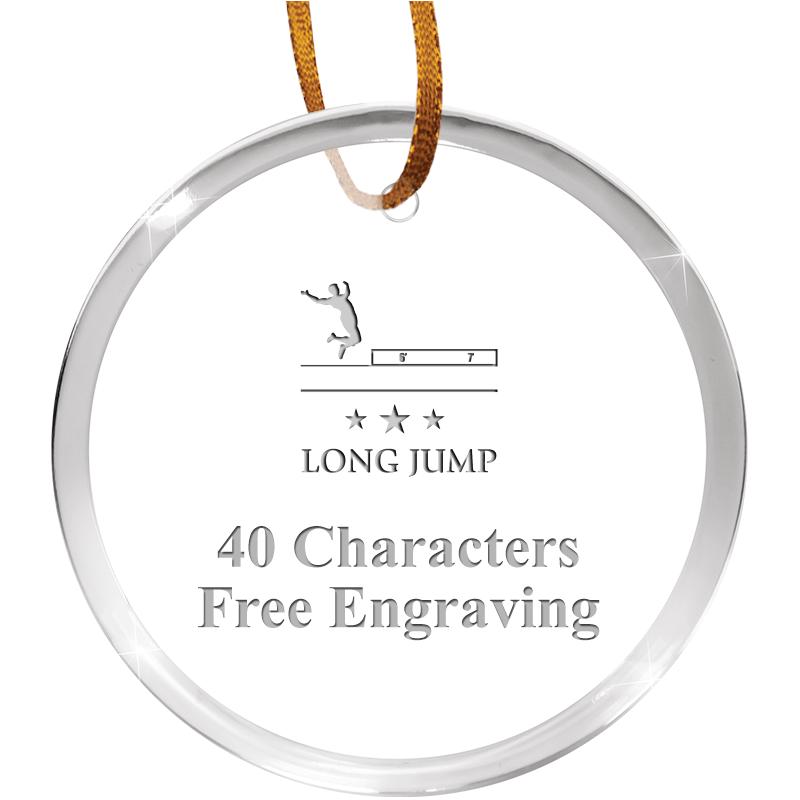 3 1/4" ROUND ACRYLIC ORNAMENT