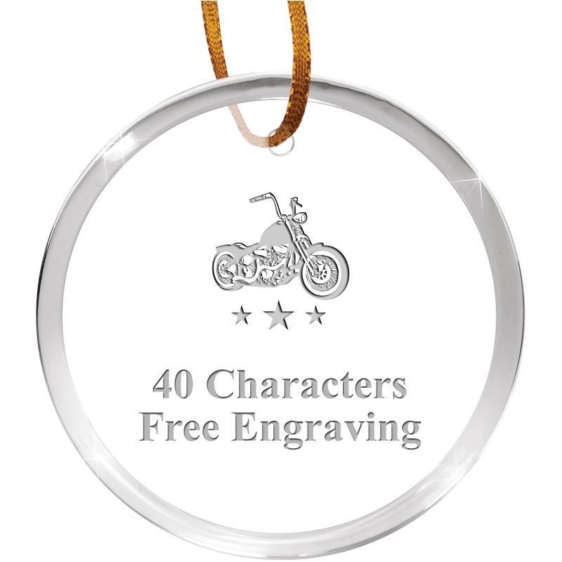 3 1/4" ROUND ACRYLIC ORNAMENT