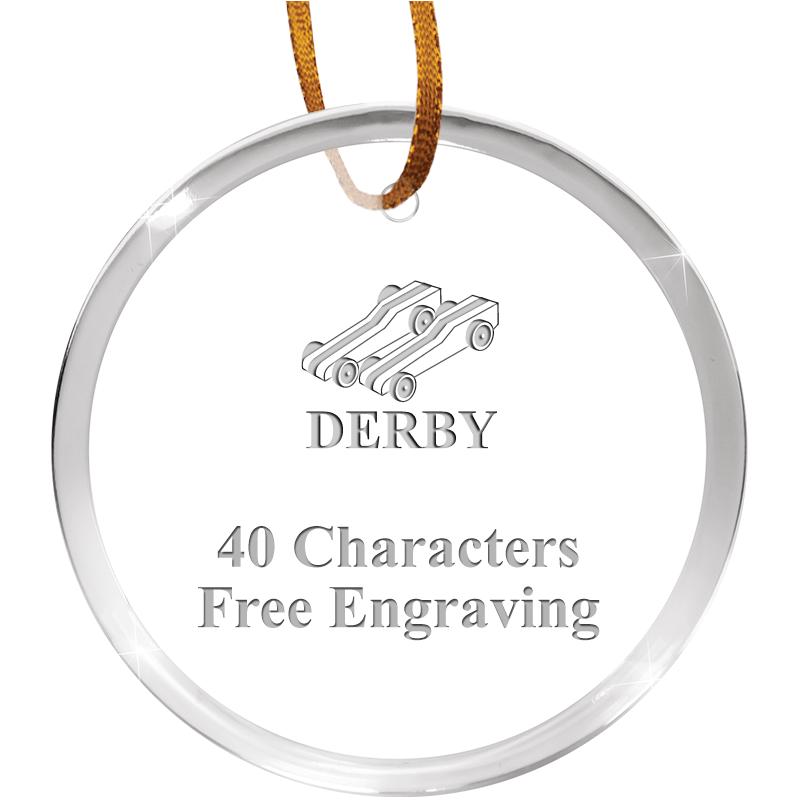 3 1/4" ROUND ACRYLIC ORNAMENT