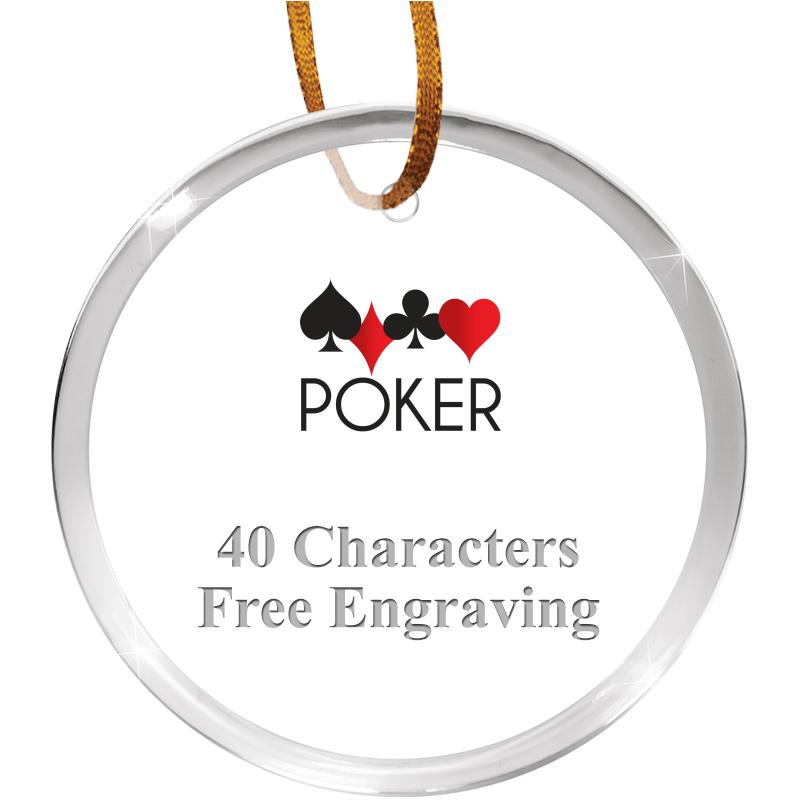 3 1/4" ROUND ACRYLIC ORNAMENT