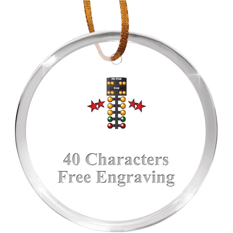 3 1/4" ROUND ACRYLIC ORNAMENT