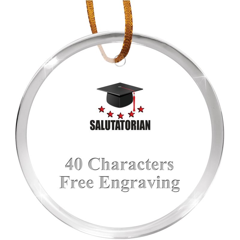 3 1/4" ROUND ACRYLIC ORNAMENT