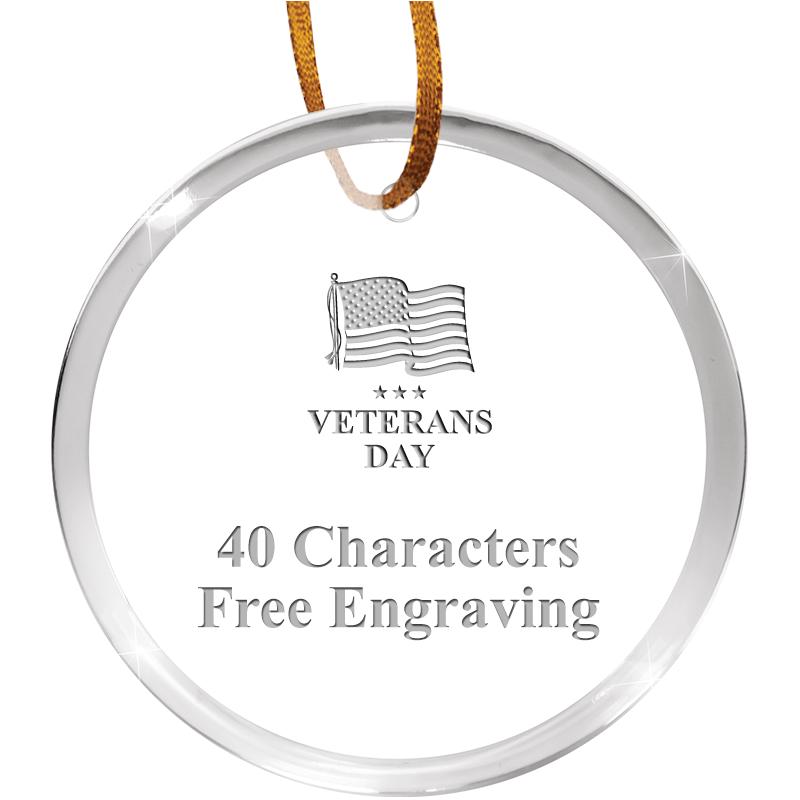 3 1/4" ROUND ACRYLIC ORNAMENT