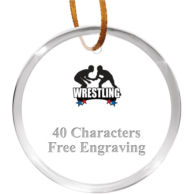 3 1/4" ROUND ACRYLIC ORNAMENT