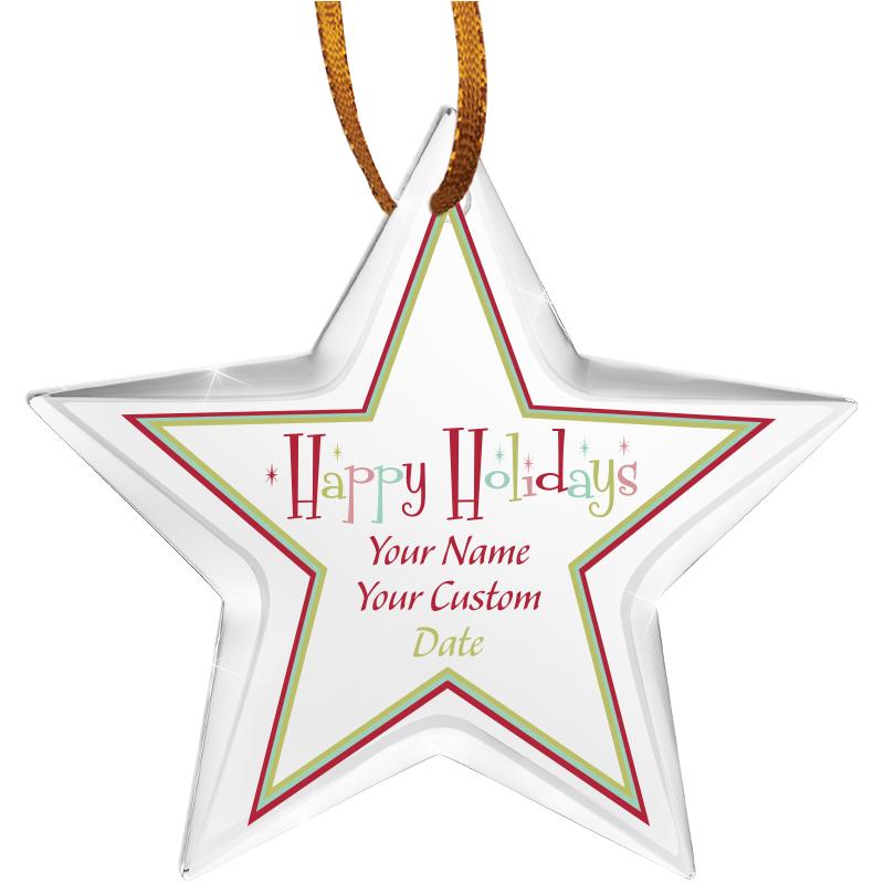 3.5" STAR ACR COLOR PRINT ORN