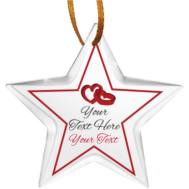 3.5" STAR ACR COLOR PRINT ORN