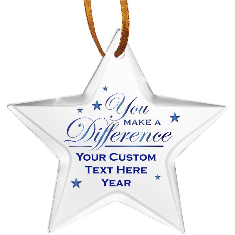 3.5" STAR ACR COLOR PRINT ORN